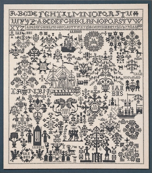 Embroidery Kit Sampler 65 x 72 cm / 26 x 28 in