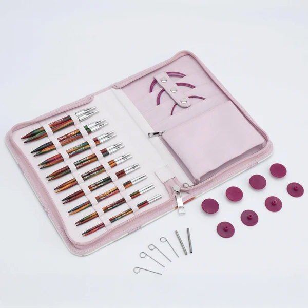 KnitPro Symfonie 2 Interchangeable Circular Needle Set, Deluxe, 5" (13 cm)