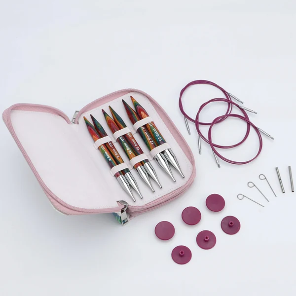 KnitPro Symfonie 2 Interchangeable Circular Needle Set, Chunky, 5" (13 cm)