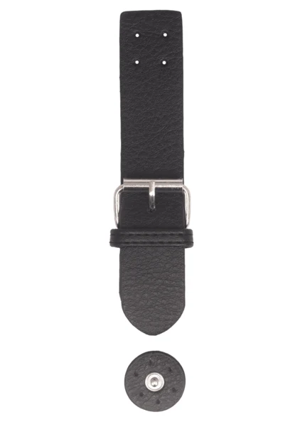 Go Handmade Clasp with press stud: Black/silver
