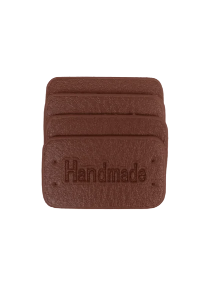 Go Handmade Handmade Label, 4 pcs: Brown