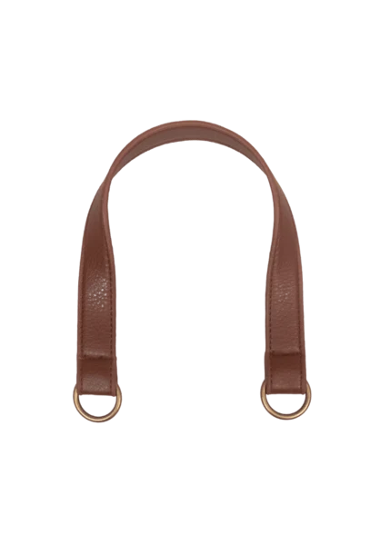 Go Handmade Bag Handle with O-ring: Brown/bronze