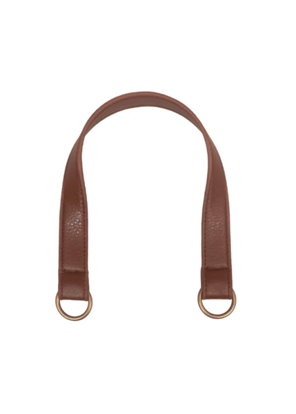 Go Handmade Bag Handle with O-ring: Brown/bronze