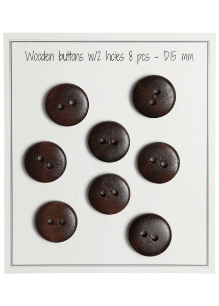 Go Handmade Wooden Buttons - UFO: 15 mm