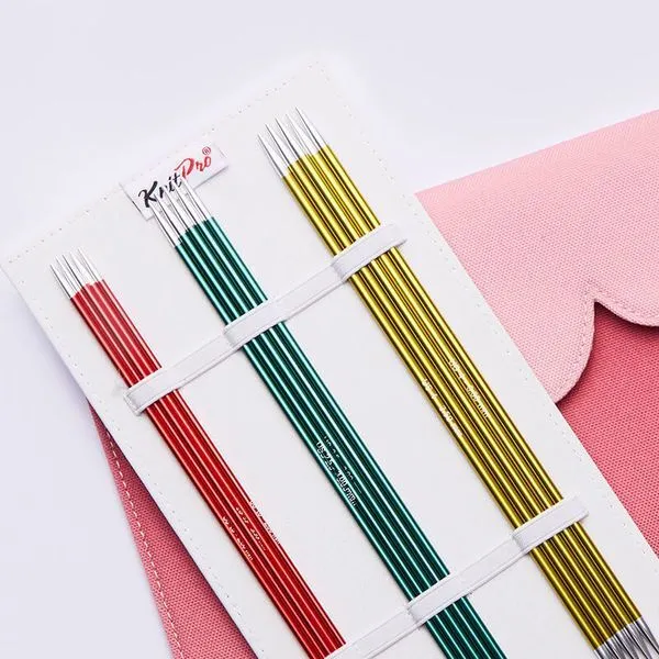 KnitPro Zing Double Pointed Needle Set 20 cm (6 sizes 2.50-5.00 mm)