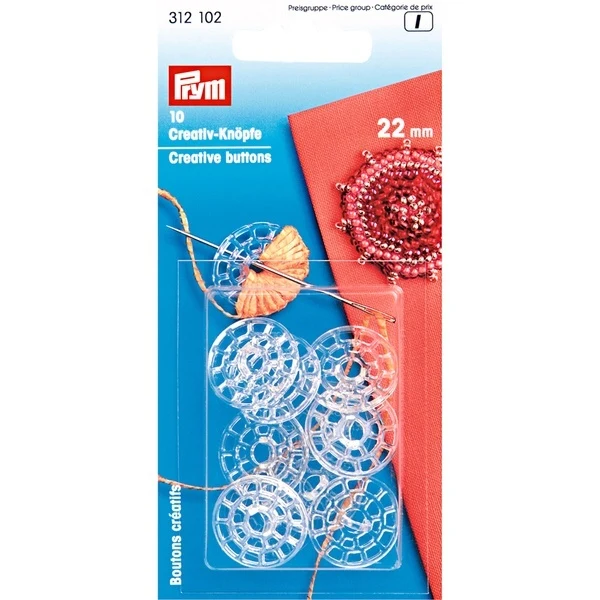 Prym Creative buttons 22 mm, 10 pcs - Buy today
