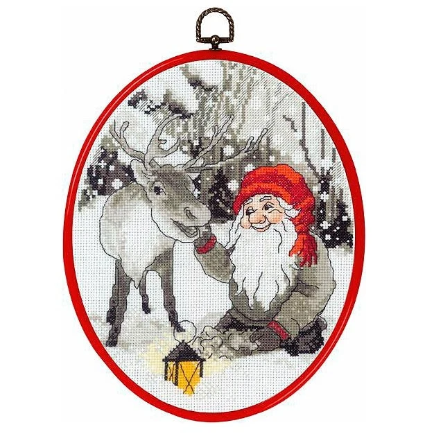 Pixy & reindeer Embroidery kit