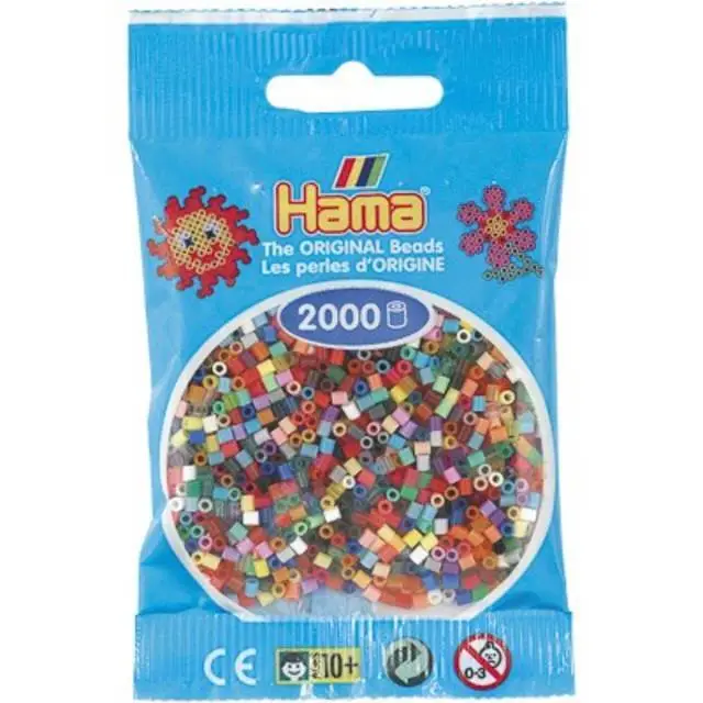 Hama Mini Beads, 2000 pieces
