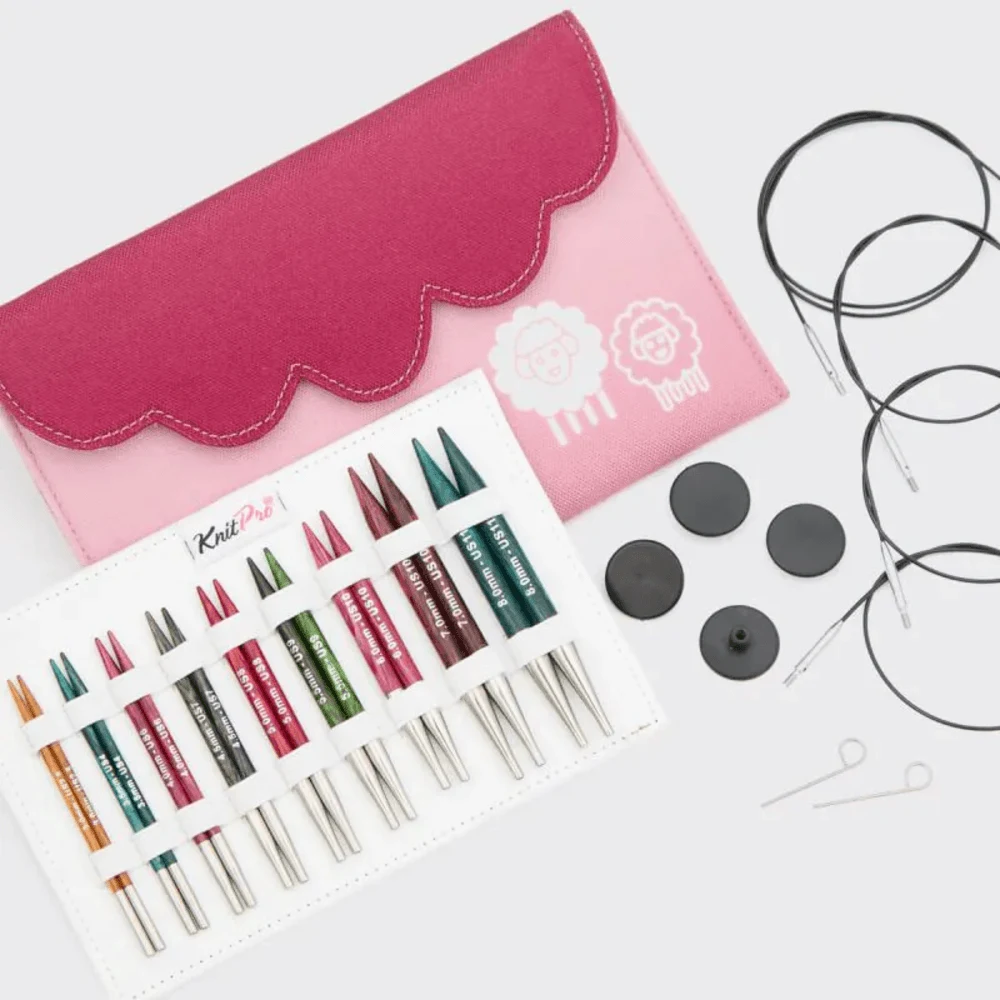 KnitPro Dreamz Special Interchangeable Circular Needle Set, Deluxe