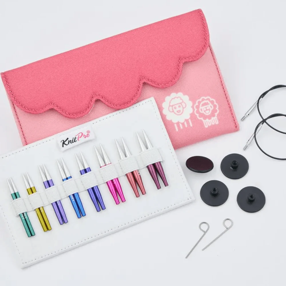 Set di Ferri Circolari Intercambiabili Zing Deluxe da 13 cm - KnitPro | Le Forbici Magiche