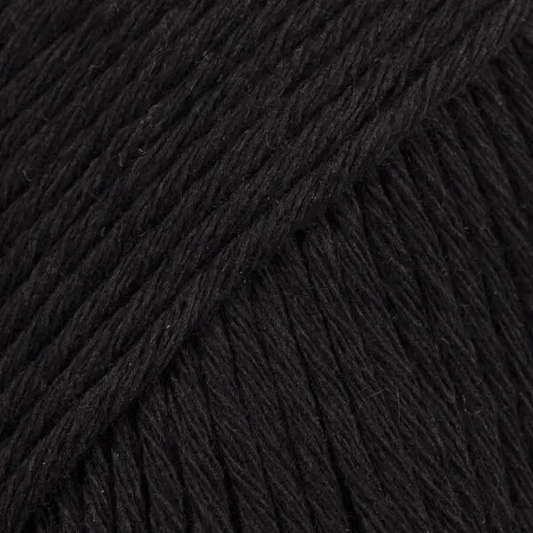 DROPS Cotton Light 20 Black (Uni Colour)