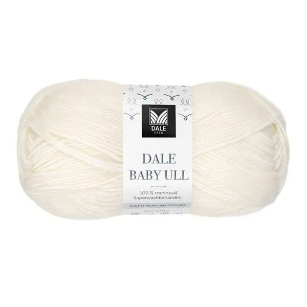 Dale Baby Ull 0017 Half-bleached white