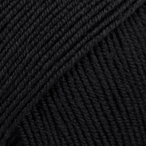 Ovillos de lana Merino EXTRAFINE 100% Baby BLACK - ADR Lanas