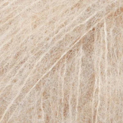 DROPS BRUSHED Alpaca Silk 04 Light beige (Uni colour)