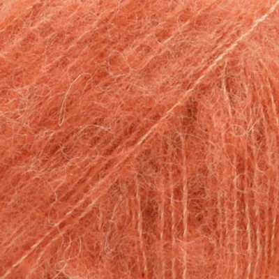 DROPS BRUSHED Alpaca Silk 22 Pale rust (Uni colour)