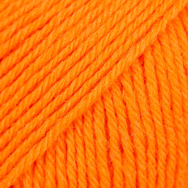 DROPS Fabel Uni Colour 119 Electric orange