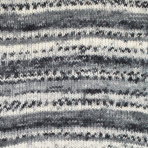 DROPS Fabel Print 905 Salt and pepper