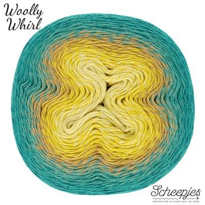 Scheepjes Woolly Whirl 476 Custard cream centre