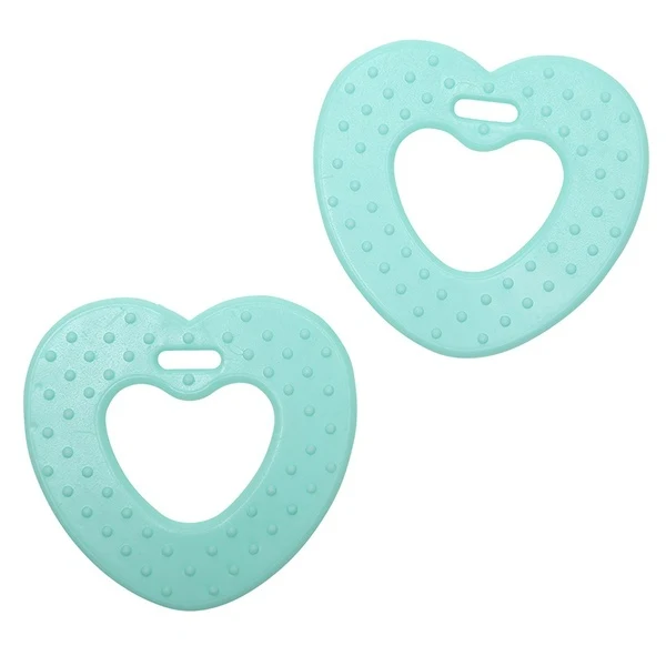 Go Handmade Teether Heart (2 pcs) 22012 Mint