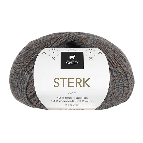 Du Store Alpakka Sterk 897 Petrol rust mixed