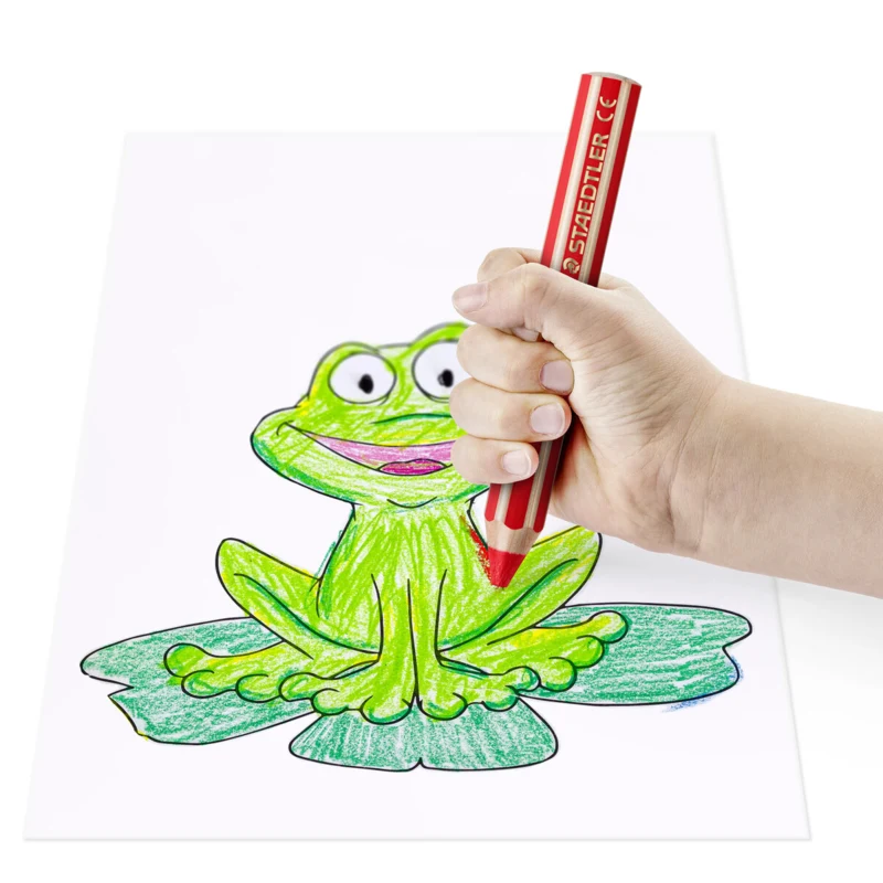 STAEDTLER Buddy 3-in-1 Colour Pencils, 18 pcs – Application
