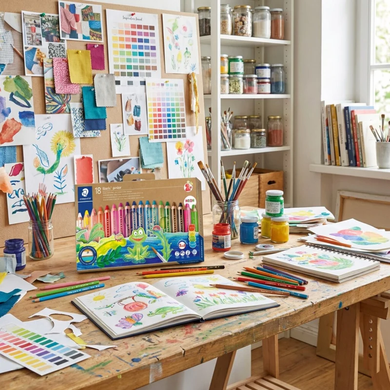 STAEDTLER Buddy 3-in-1 Colour Pencils, 18 pcs – Main picture