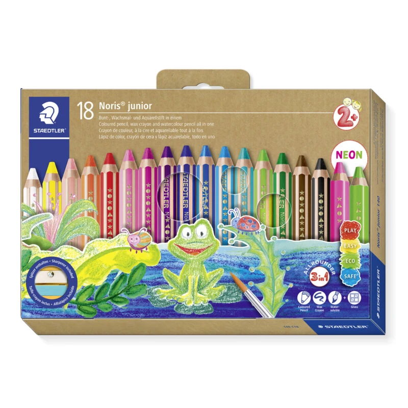 STAEDTLER Buddy 3-in-1 Colour Pencils, 18 pcs – Main picture