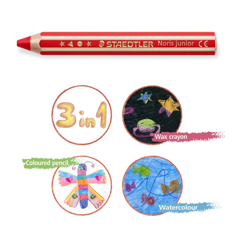 STAEDTLER Buddy 3-in-1 Colour Pencils, 18 pcs – Picto2