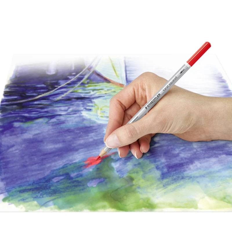 STAEDTLER Karat Watercolour Pencils, 24 pcs – Application