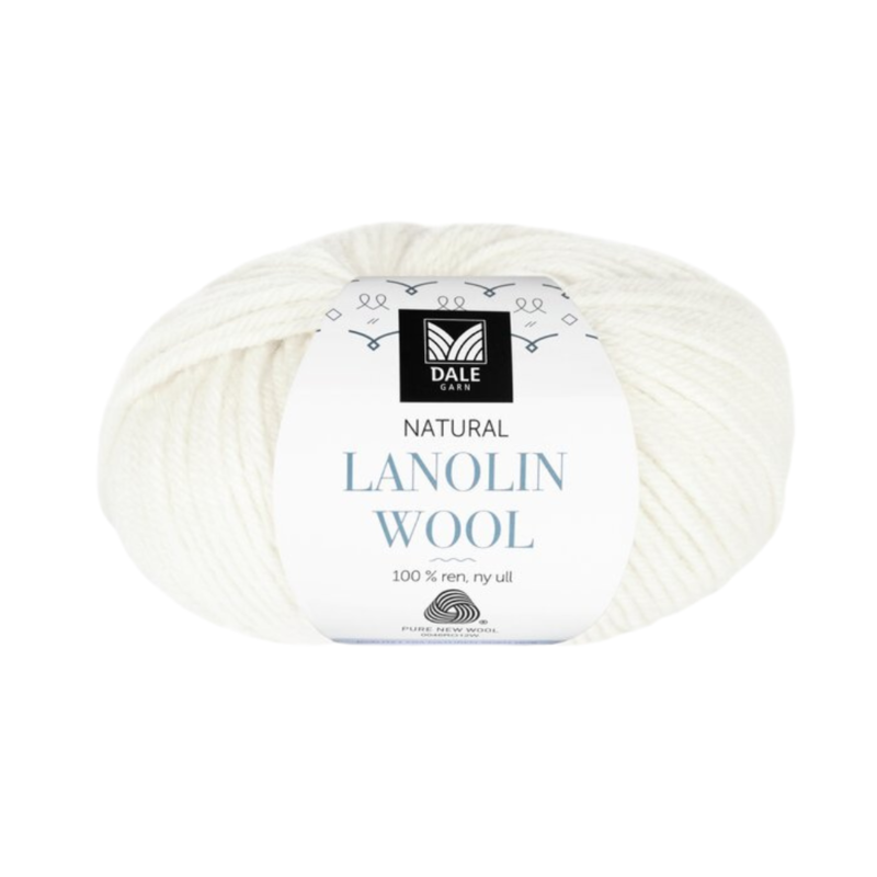 Dale Lanolin Wool 1438 White