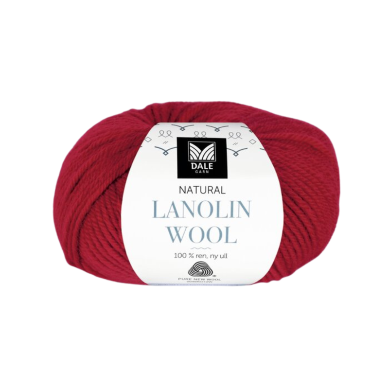 Dale Lanolin Wool 1417 Ruby red