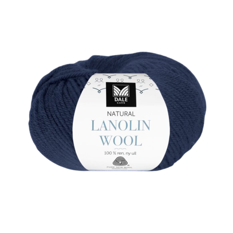 Dale Lanolin Wool 1437 Darak indigo blue