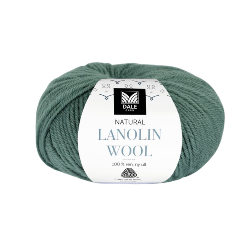 Dale Lanolin Wool 1430 Gray green