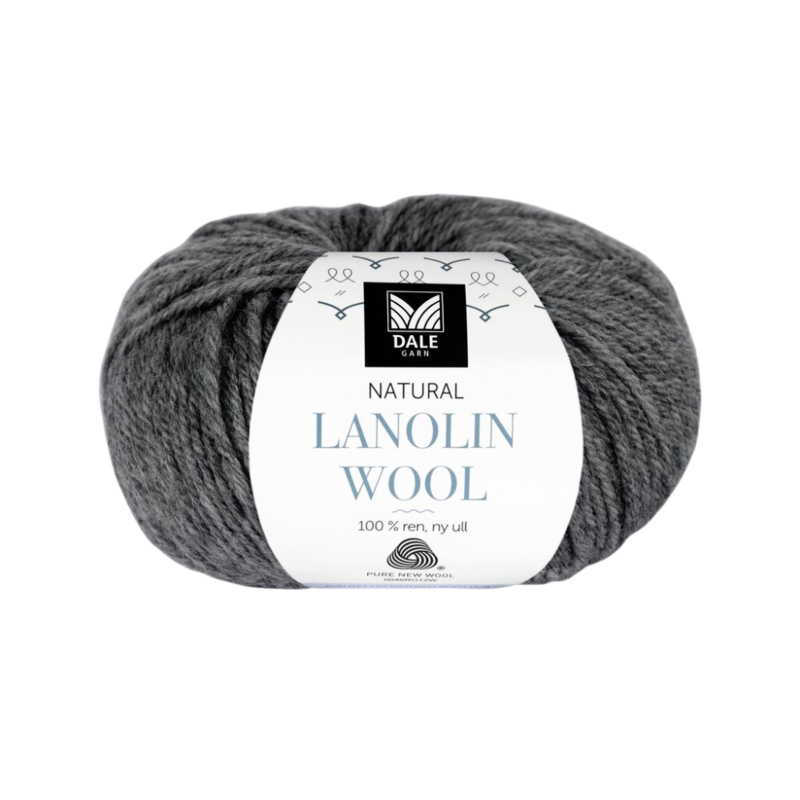 Dale Lanolin Wool 1419 Dark gray