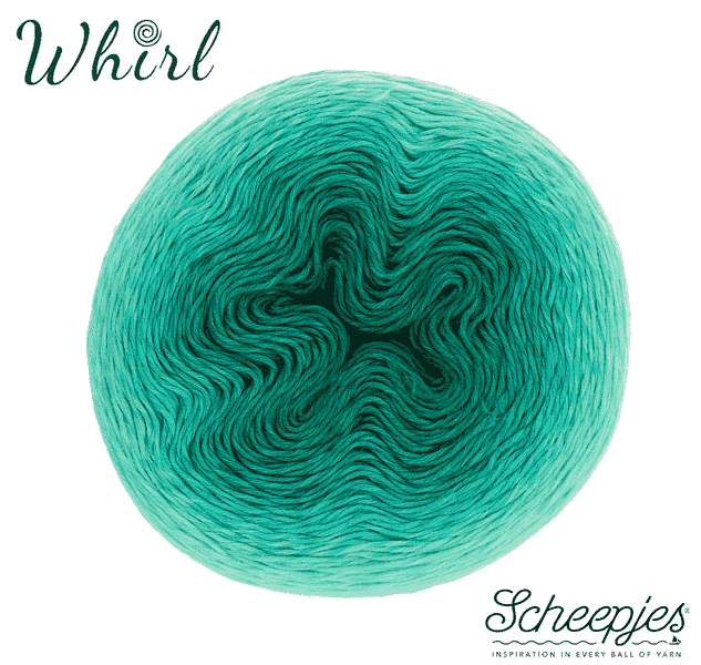 Scheepjes Whirl Ombré 560 Jade JimJam