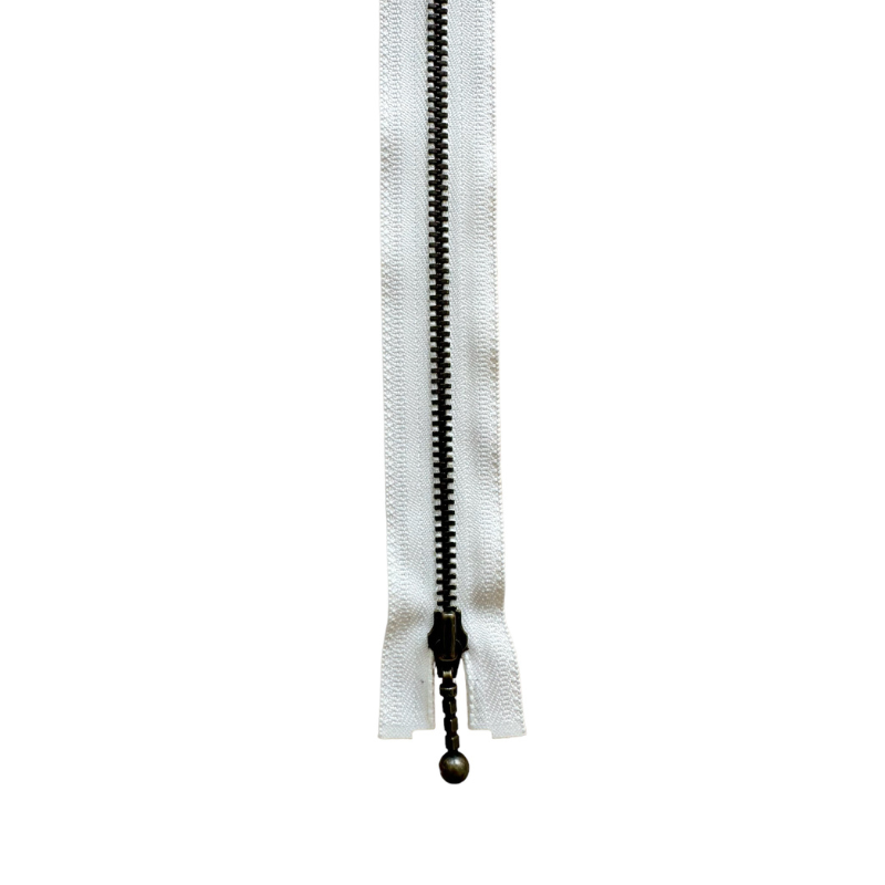 YKK Divisible Zipper Antique Brass 4 mm 35 cm 841