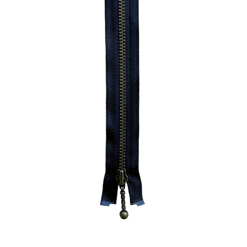 YKK Divisible Zipper Antique Brass 4 mm 35 cm 580
