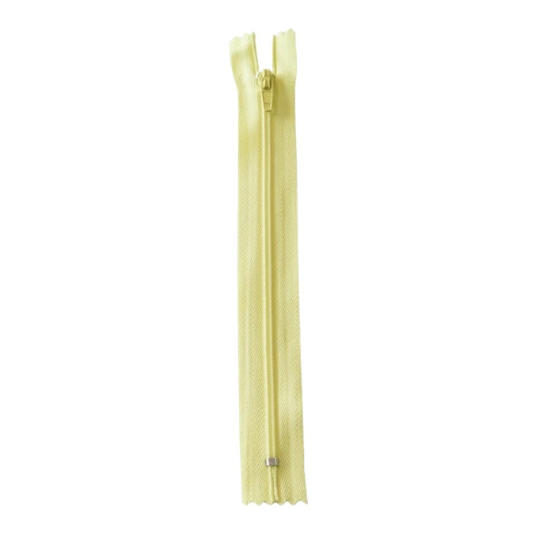 Cose Spiral Zipper, 4 mm, 25 cm 507 Light yellow