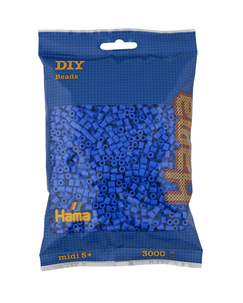 Hama Midi Beads, Solid color, 3000 pcs 201-09 Light blue