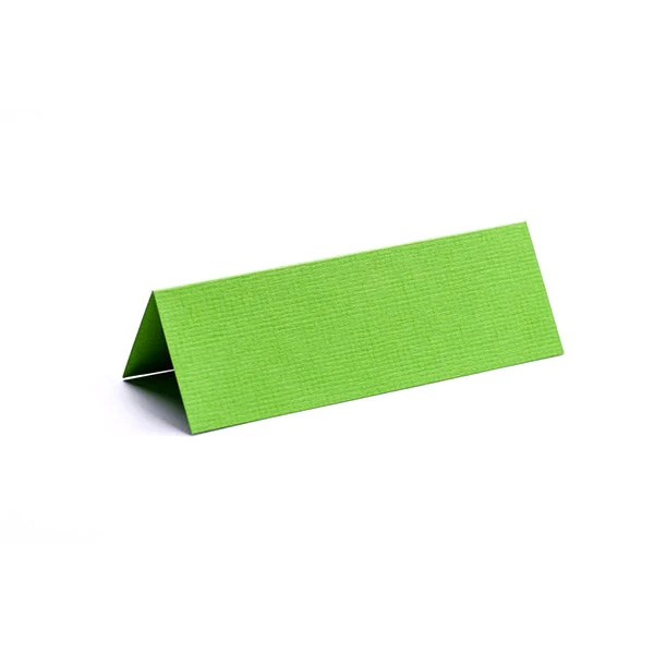 Paper Exclusive Bordkort, 240 g, 10 x 7 cm, Tekstureret, 10 stk Lime