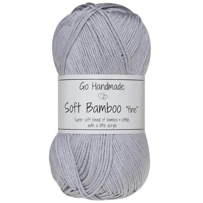 Go Handmade Soft Bamboo Fine 17430 Light blue