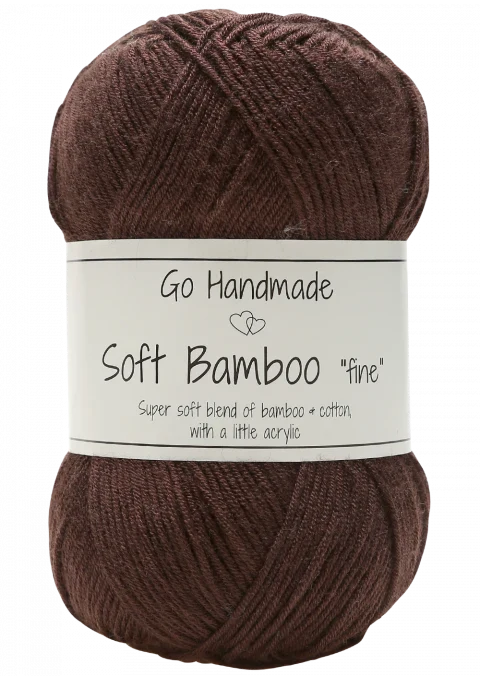 Go Handmade Soft Bamboo Fine 17323 Dark brown