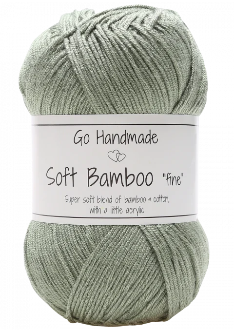 Go Handmade Soft Bamboo Fine 17324 Green