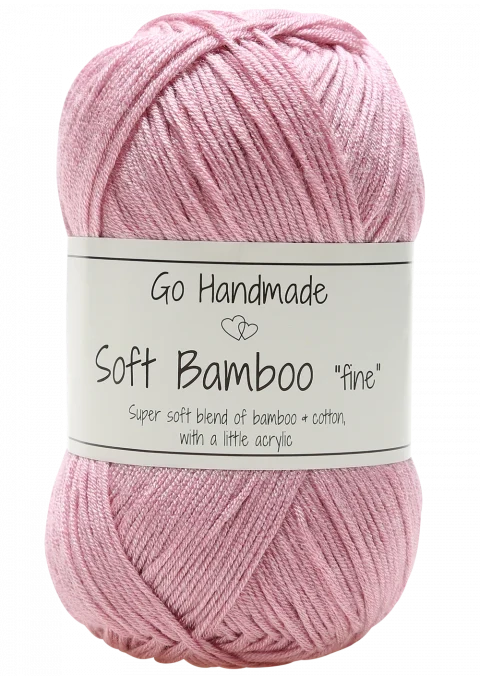 Go Handmade Soft Bamboo Fine 17326 Old rose