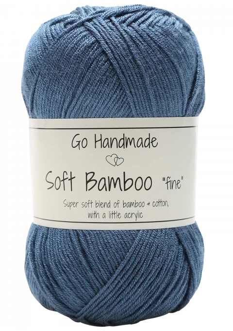Go Handmade Soft Bamboo Fine 17331 Petroleum blue