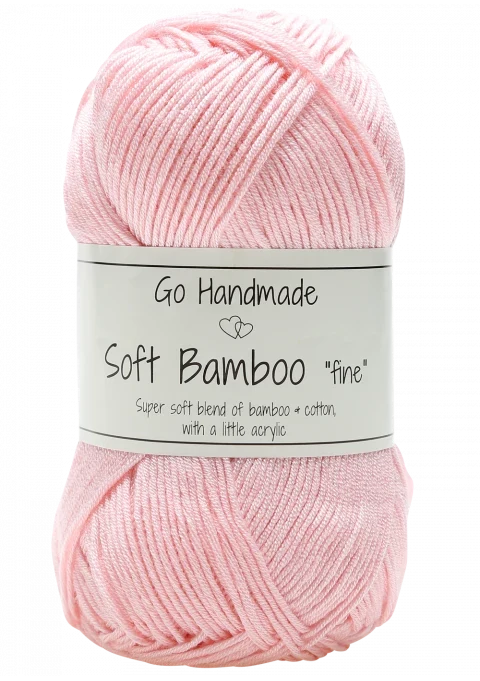 Go Handmade Soft Bamboo Fine 17372 Light pink