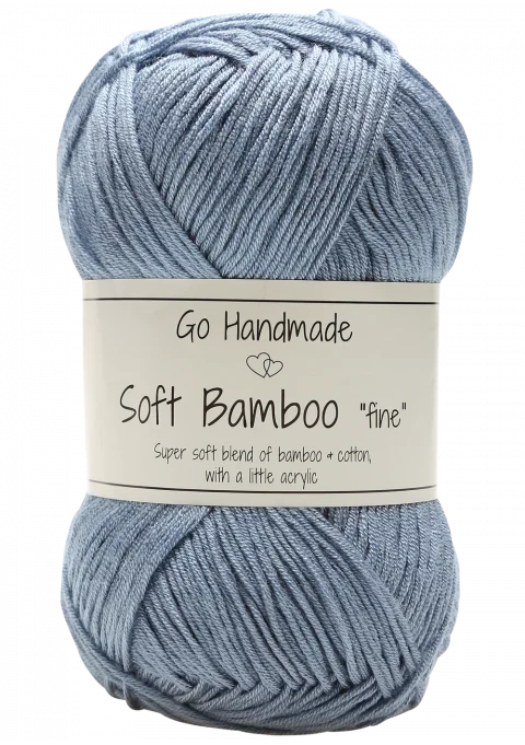 Go Handmade Soft Bamboo Fine 17373 Jeans blue