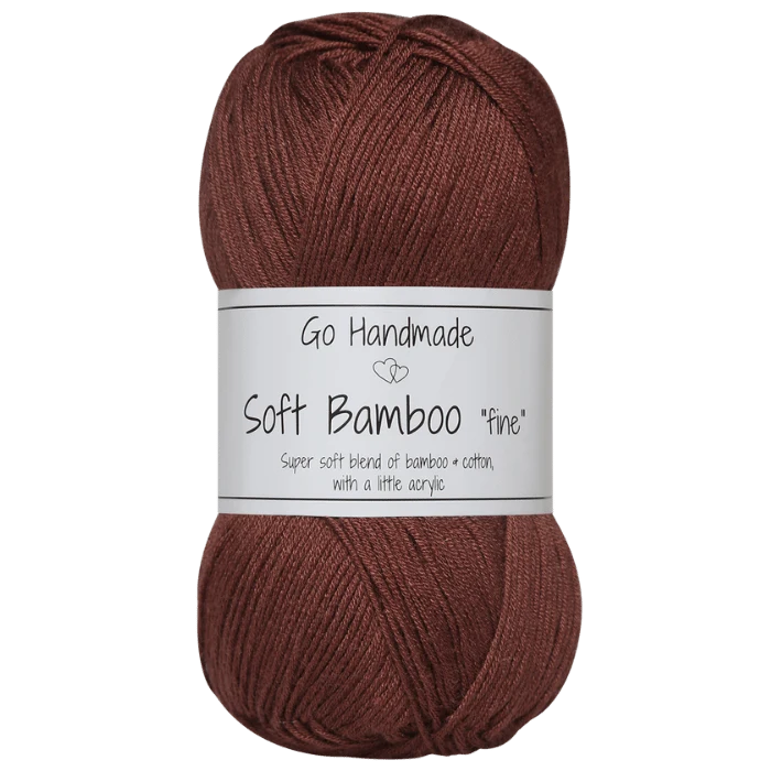 Go Handmade Soft Bamboo Fine 17427 Caramel