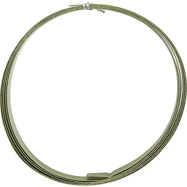 Bonzaitråd, Flad, 15 mm, 2 m Grøn