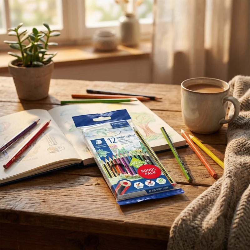 STAEDTLER Noris Club Coloured pencils + Pencil & Eraser, 12 + 2 pcs – Main picture